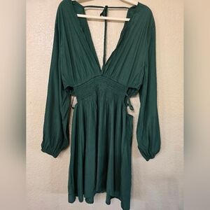 Elegant Green Women's Dress